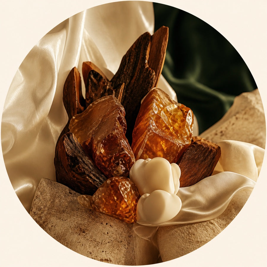 Risha - BROWN AMBER — Notes de fond